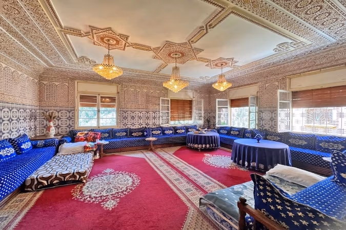 Maison style Riad en 3 niveaux, Q Rwidate proche de Guéliz