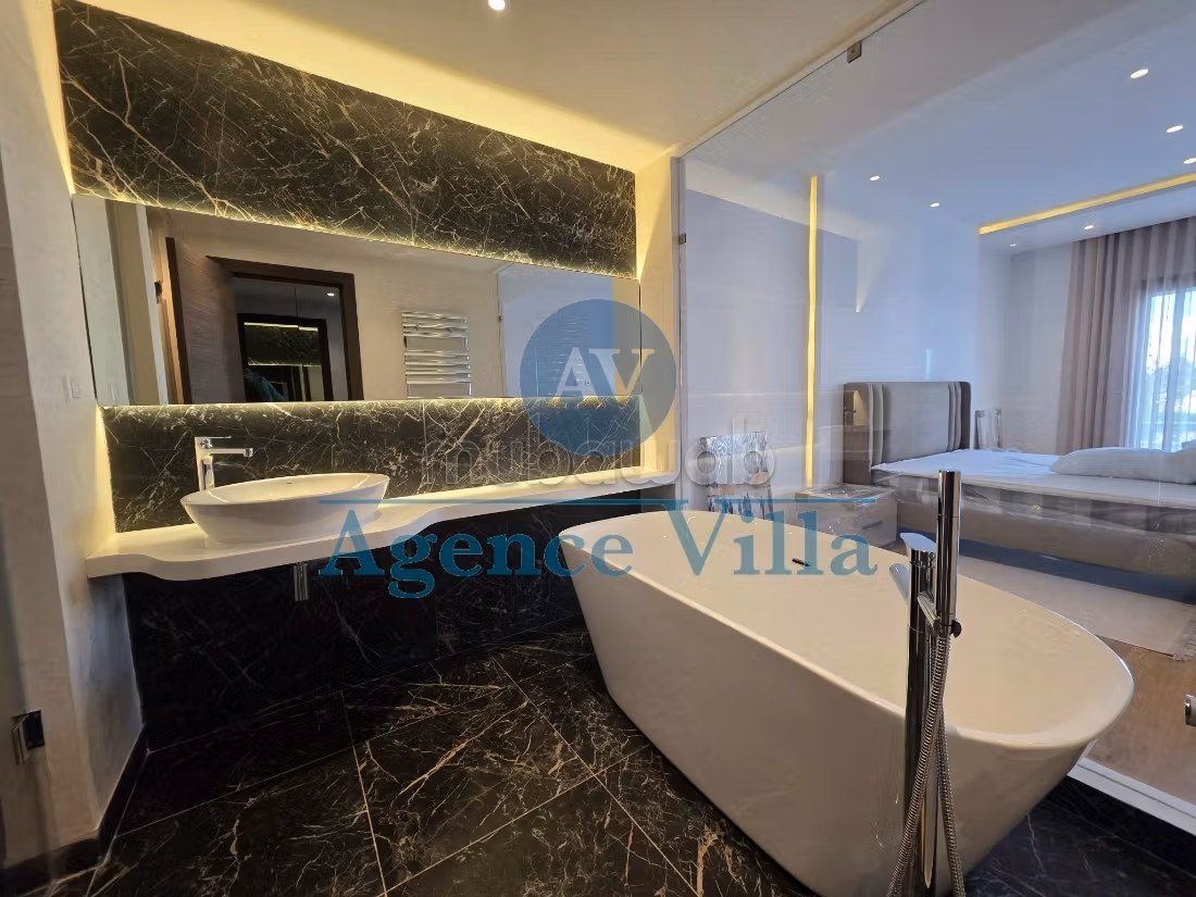 Un appartement neuf meublé à gammarth