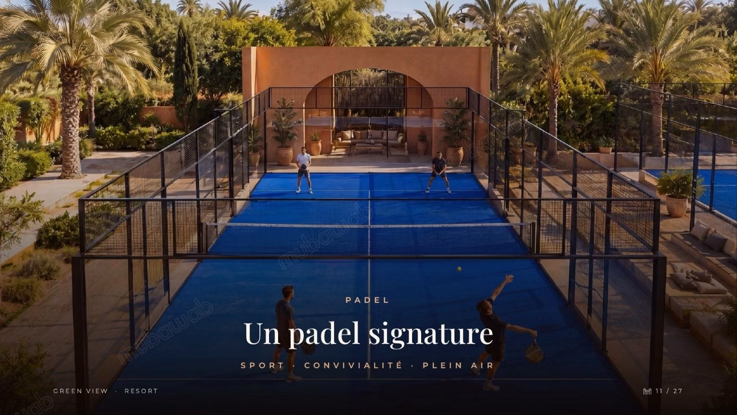 Appartement de 2 chambres de 68 m², Green View Resort Marrakech