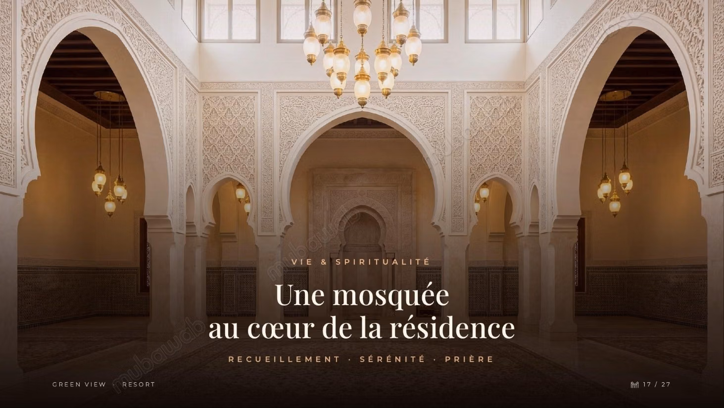 Appartement de 2 chambres de 68 m², Green View Resort Marrakech