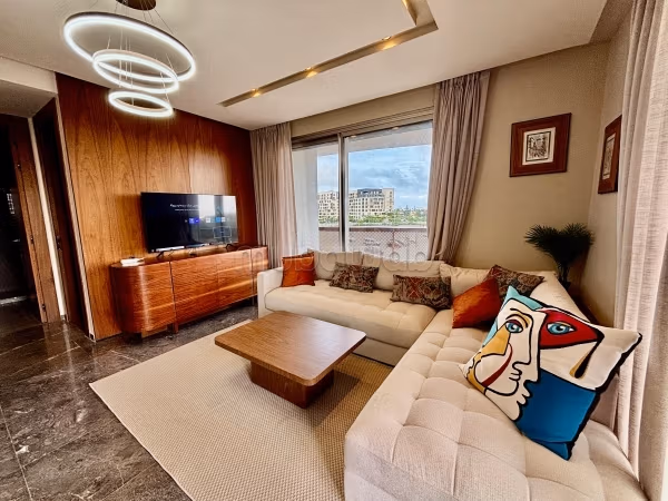 Apartment for rent in Casablanca Finance City. Dimension 75 m². Dressing room