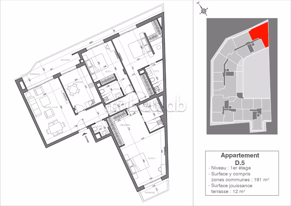 Magnifique appartement S3 à vendre
