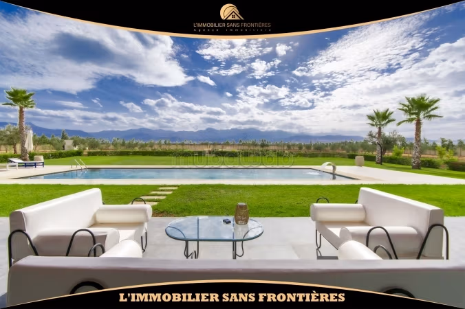 Villa amueblada de 500 m² en 11000 m² en venta – Ruta de Ourika Km 26, Marrakech