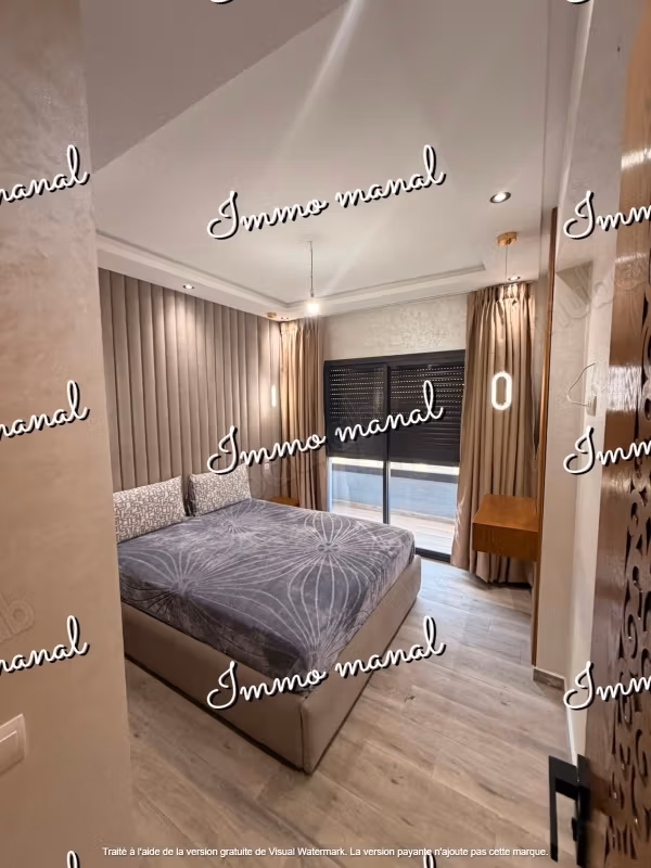 Apartment for rent in Anfa Supérieur. 2 beautiful rooms. With lift and green area