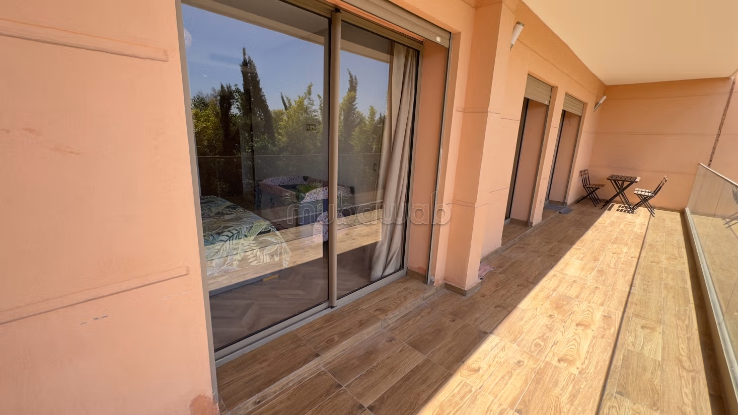 Affitto di un bellissimo appartamento a Route Casablanca. Superficie di 86 m². Arredato