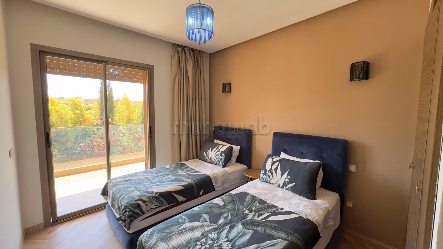 Affitto di un bellissimo appartamento a Route Casablanca. Superficie di 86 m². Arredato
