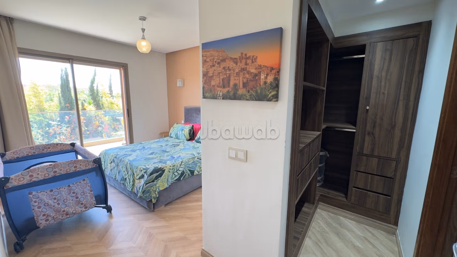 Affitto di un bellissimo appartamento a Route Casablanca. Superficie di 86 m². Arredato
