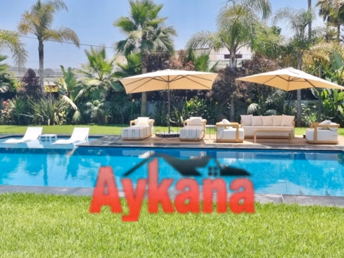 Vendita villa di lusso a Souissi. 5 belle camere da letto. Piscina e aria condizionata