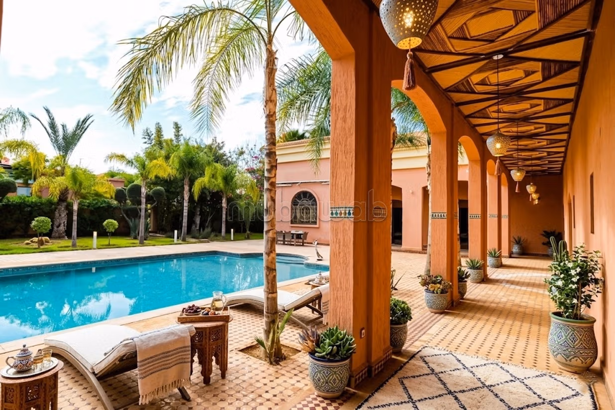 Villa de maître meublée avec 2 piscines