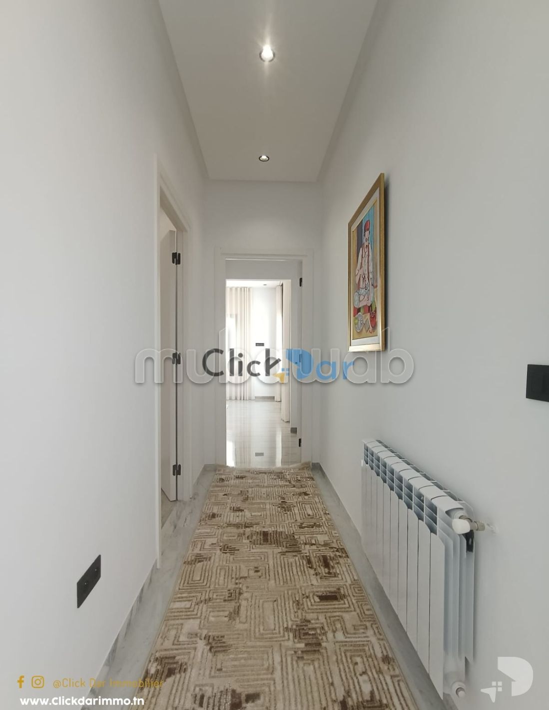 RDC S2 avec jardin location annuelle Hammamet