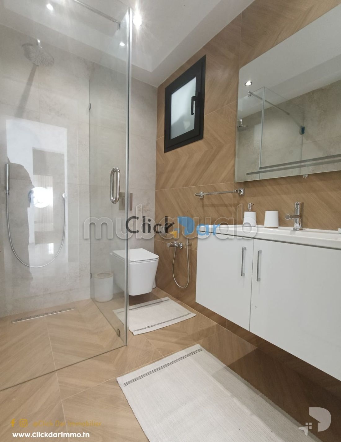 RDC S2 avec jardin location annuelle Hammamet