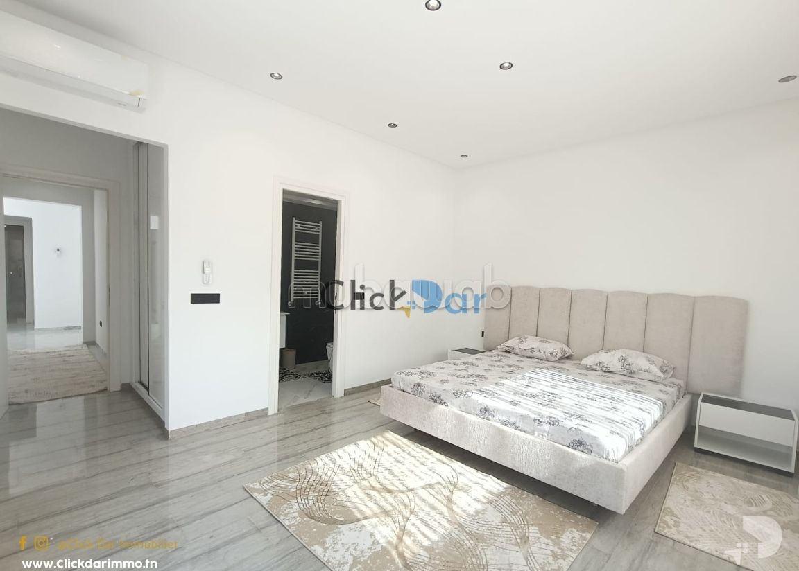 RDC S2 avec jardin location annuelle Hammamet