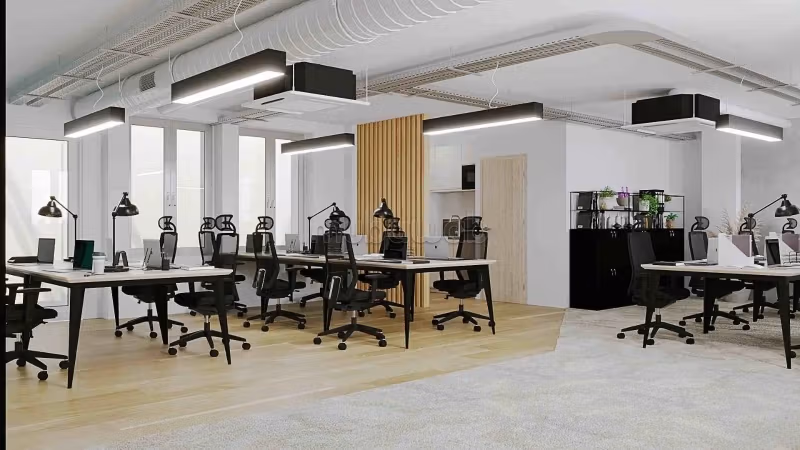 عقارت تجارية للكراء بسيدي معروف. المساحة الكلية 300 م². شرفة وحديقة