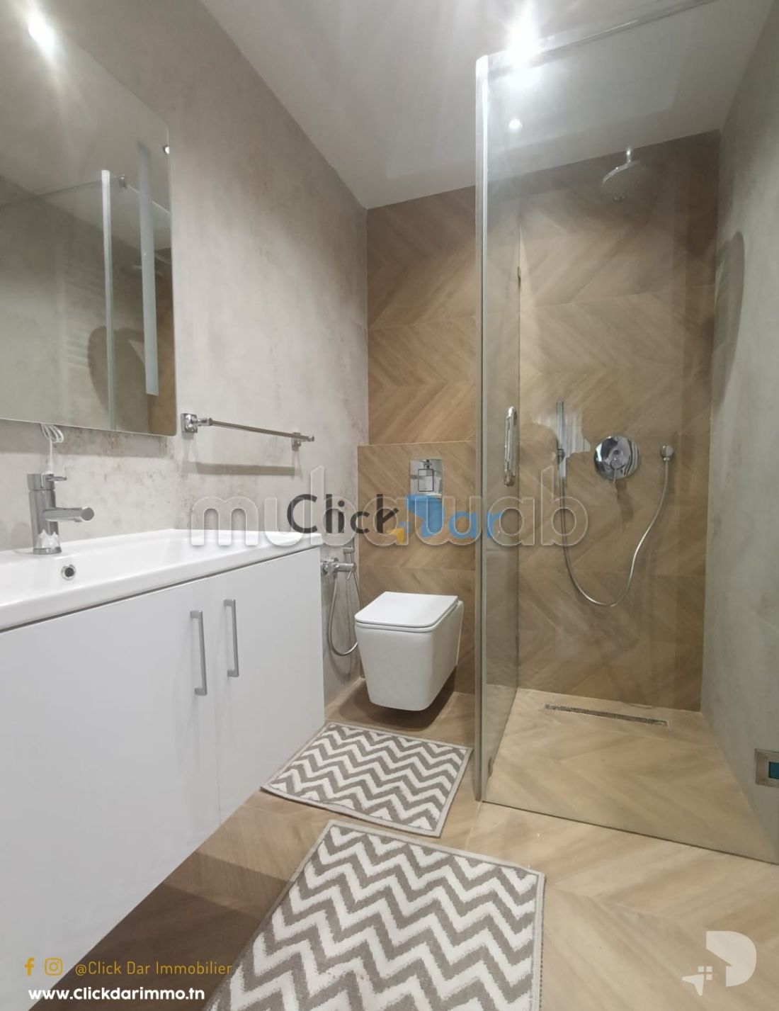 RDC S3 avec jardin location annuelle