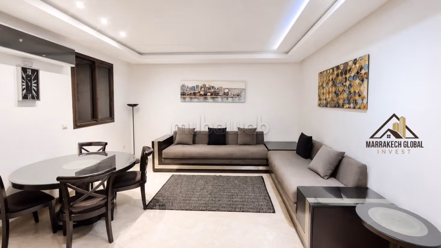 Great apartment for rent in Guéliz. Dimension 50 m². Storage unit