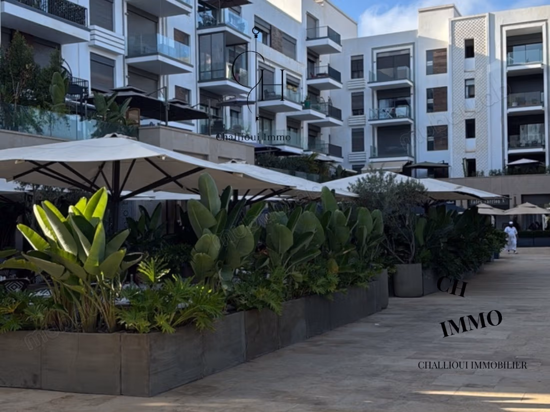 Lovely apartment for rent in Souissi. 2 rooms. Beautiful terrace