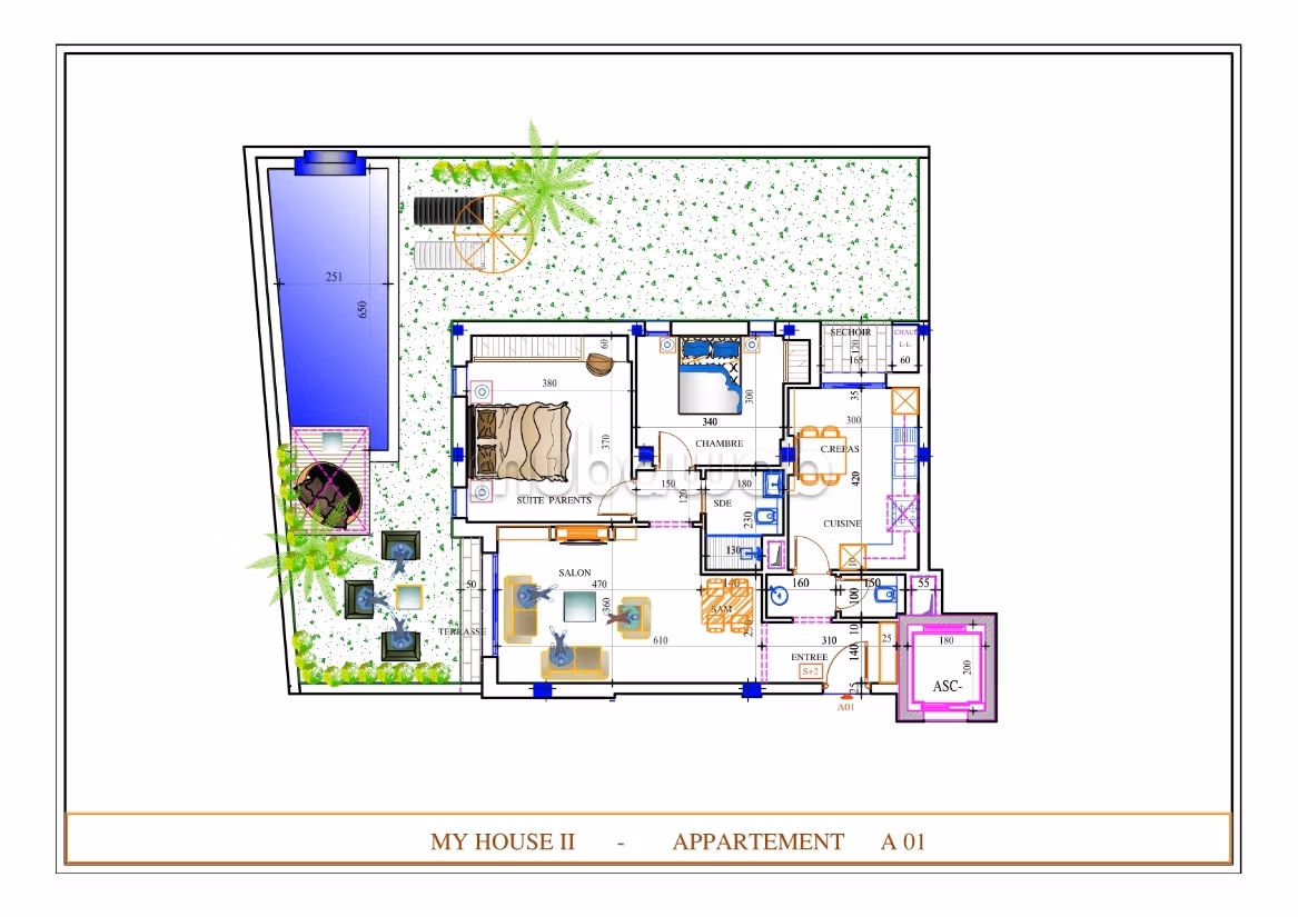 Appartement de très haut standing A01 à Vendre
