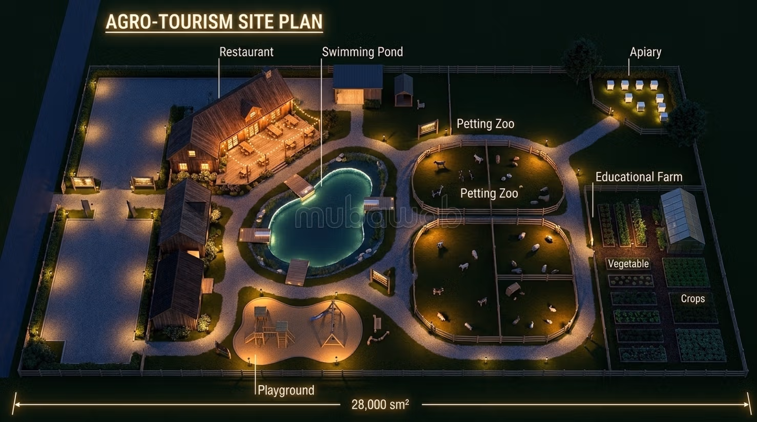 Registered land of 28,000 m² in Nkou