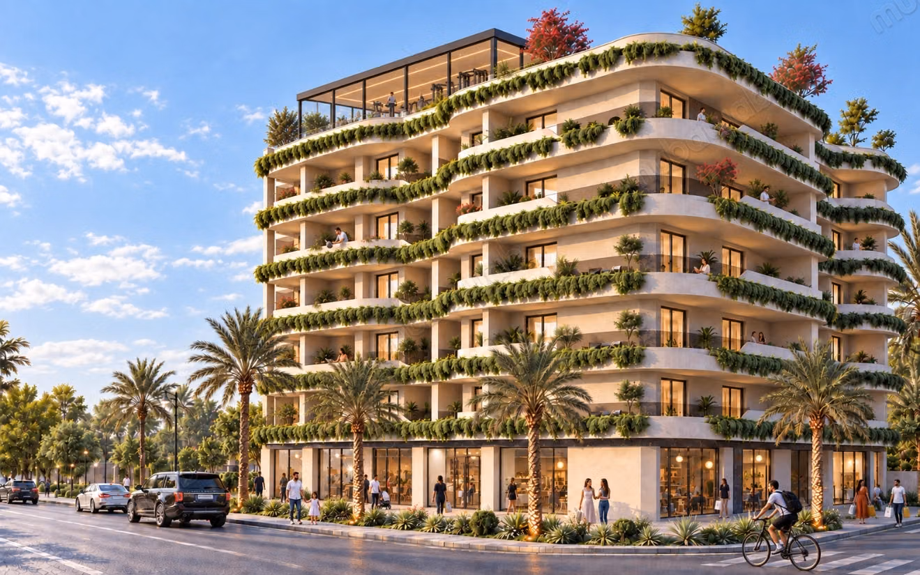 Florea Guéliz A32: 1 chambre avec terrasse