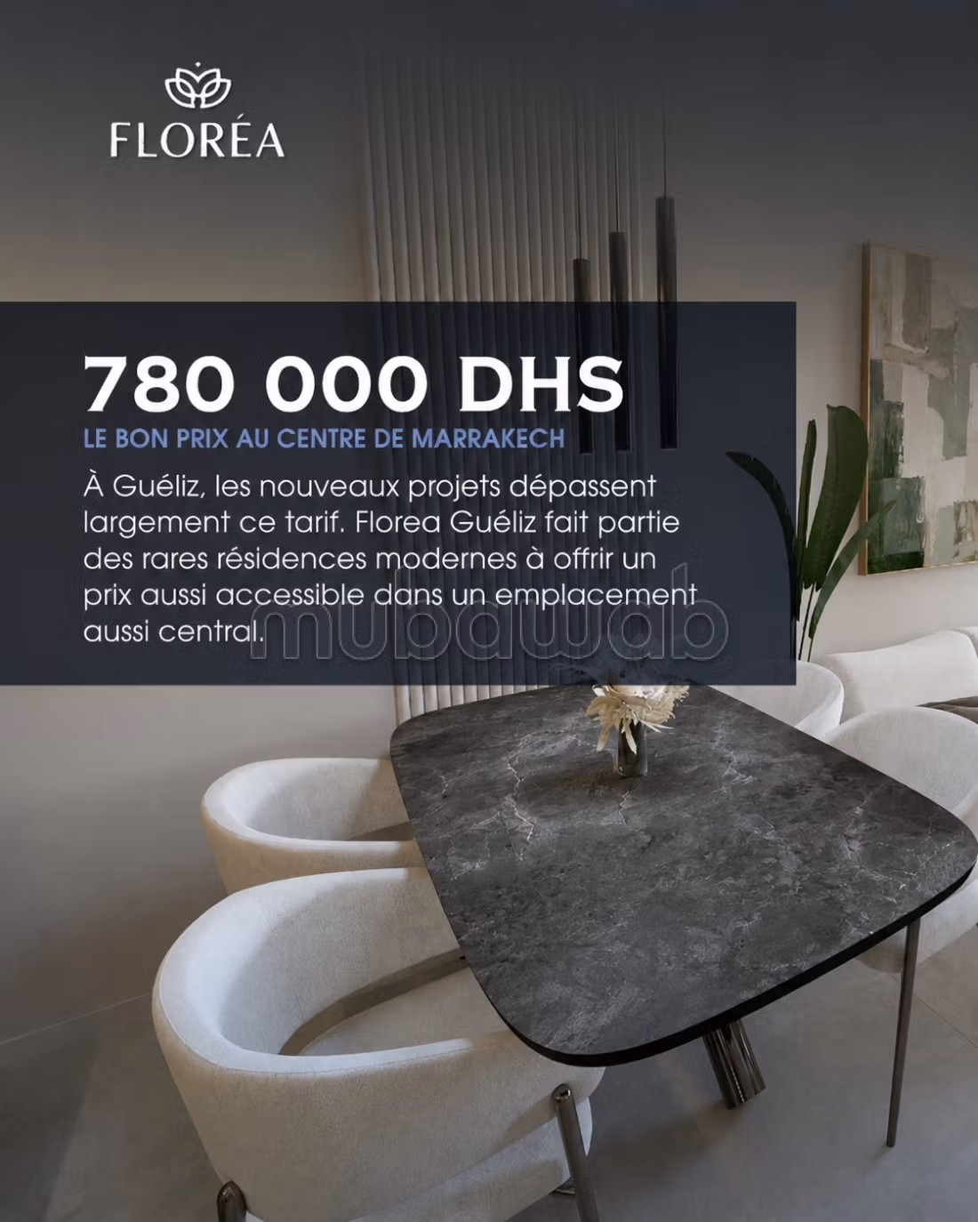 Florea gueliz projet sur plan autorisé livraison été 2028
