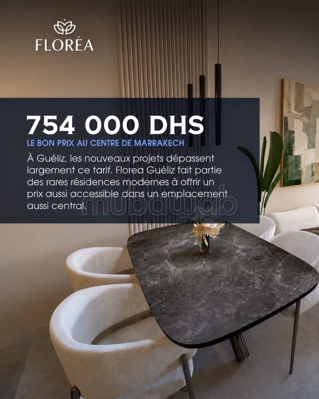 Florea gueliz projet sur plan autorisé livraison été 2028 — 2