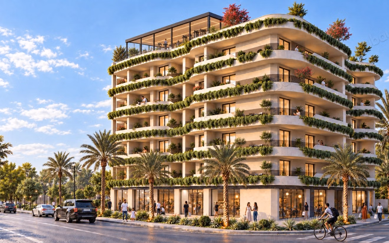 Florea Guéliz A31: 1 chambre avec terrasse