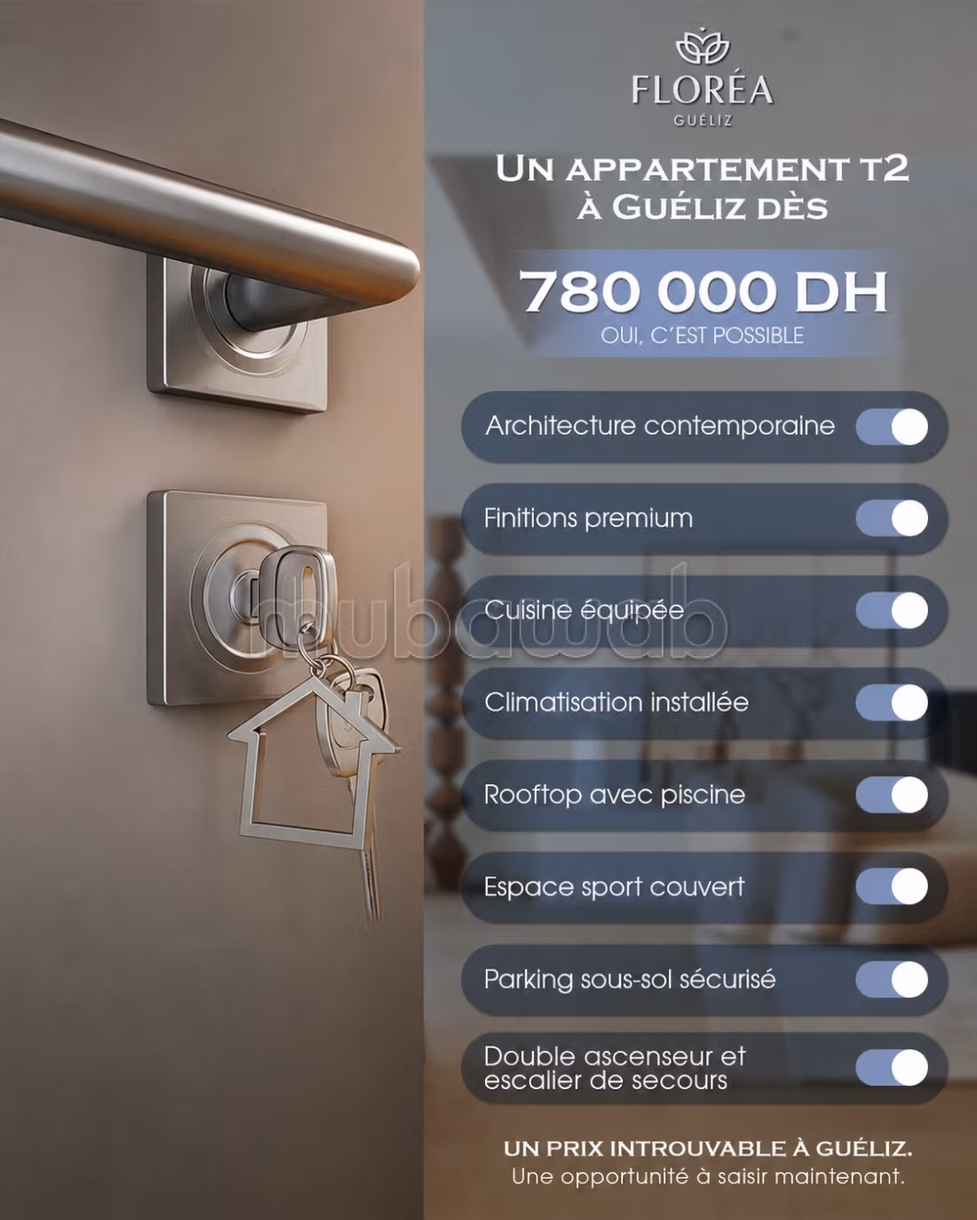 Florea gueliz projet sur plan autorisé livraison été 2028