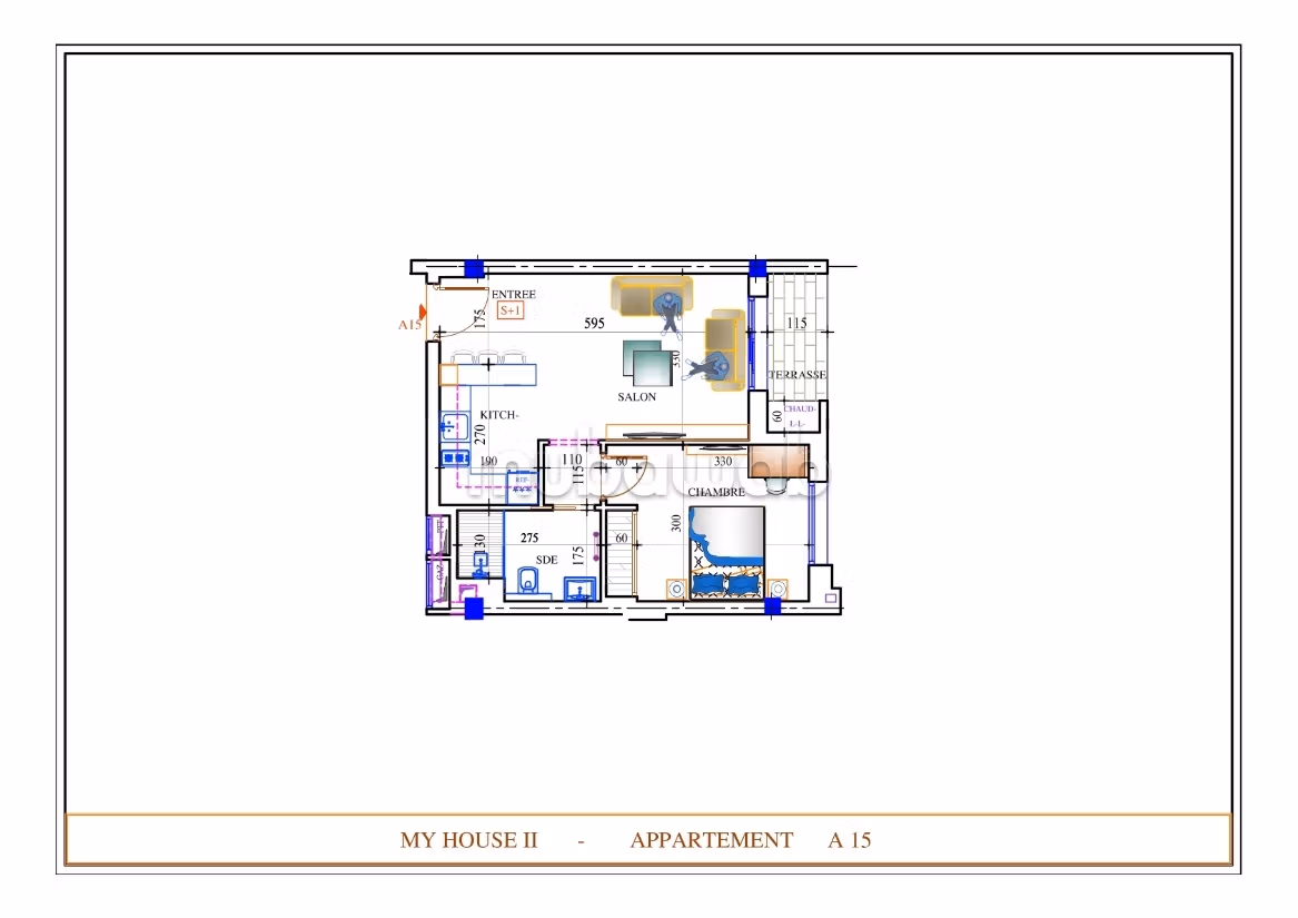 Occasion d'un S1 de 59,03m² à vendre, La Soukra