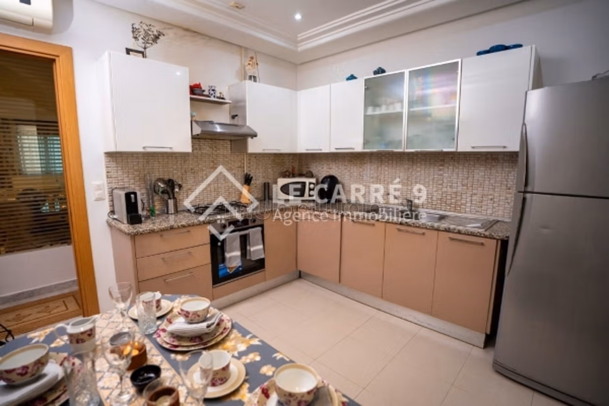 A louer un duplex S4 meublé au lac 2