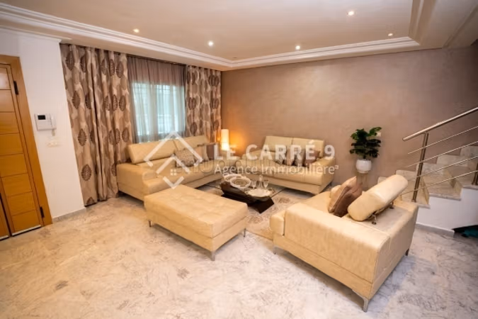 A louer un duplex S4 meublé au lac 2