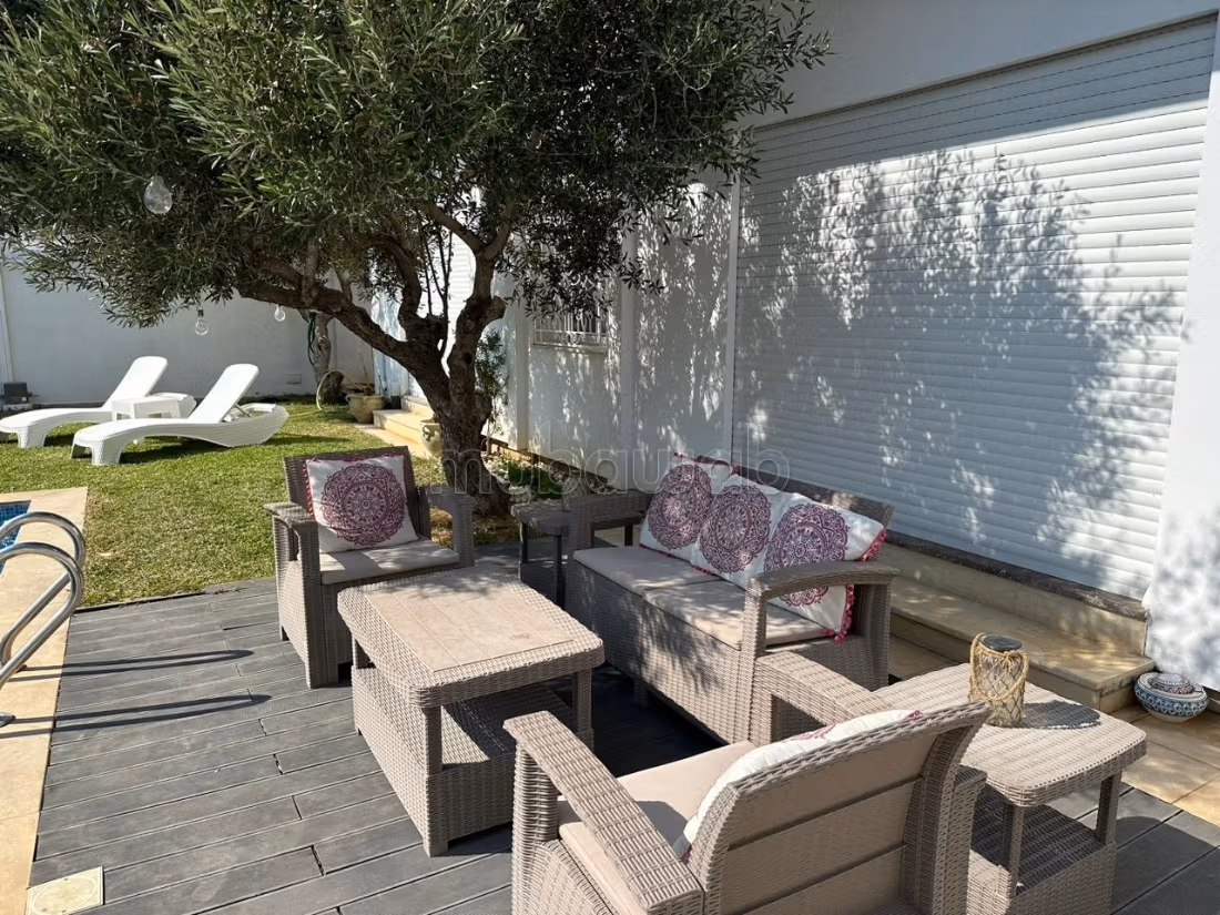 Vente villa de luxe à Hammamet Nord. 4 belles chambres. Meublé