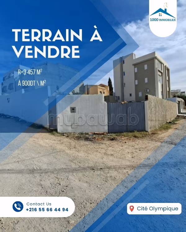 Terrain à vendre Cité Olympique