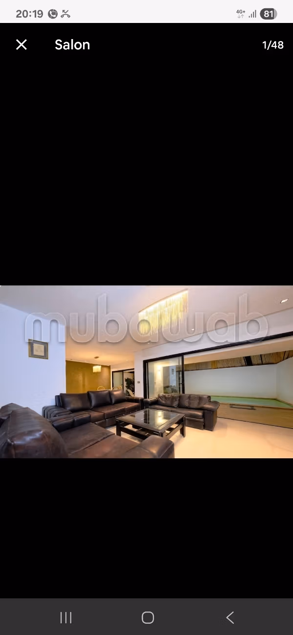 Villa de luxe à vendre à Hammamet Nord. 3 chambres agréables. Bien meublé