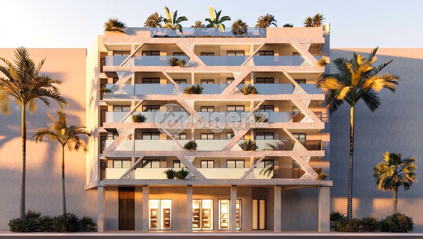 CRYSTAL GARDEN Studio à vendre 41 m² Hay Al Bahja Marrakech