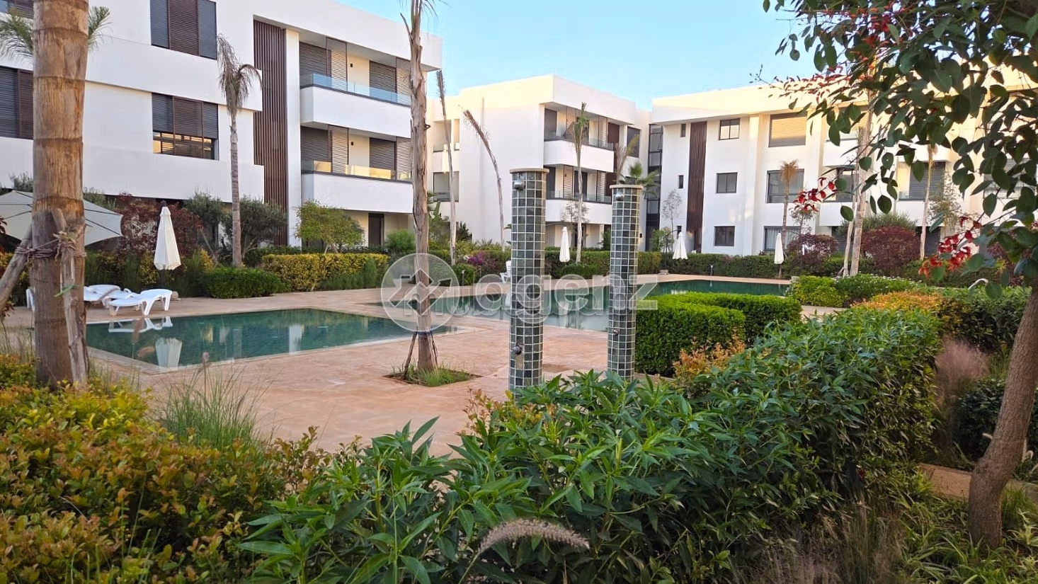Great apartment for rent in Ain Diab Extension. 3 beautiful rooms. Ample storage space
