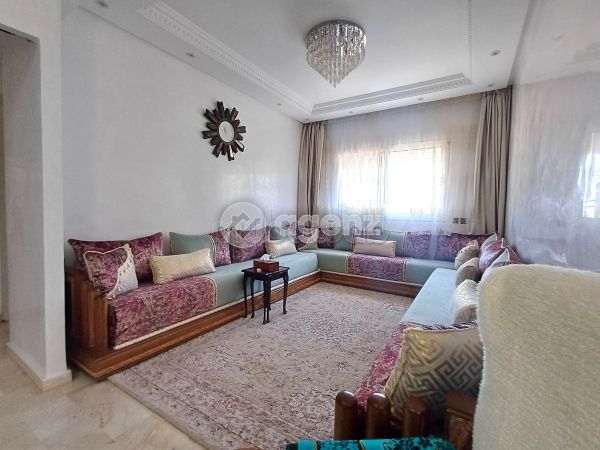 Apartment for sale in Bouskoura Ville. Dimension 78 m². Fully equipped kitchen