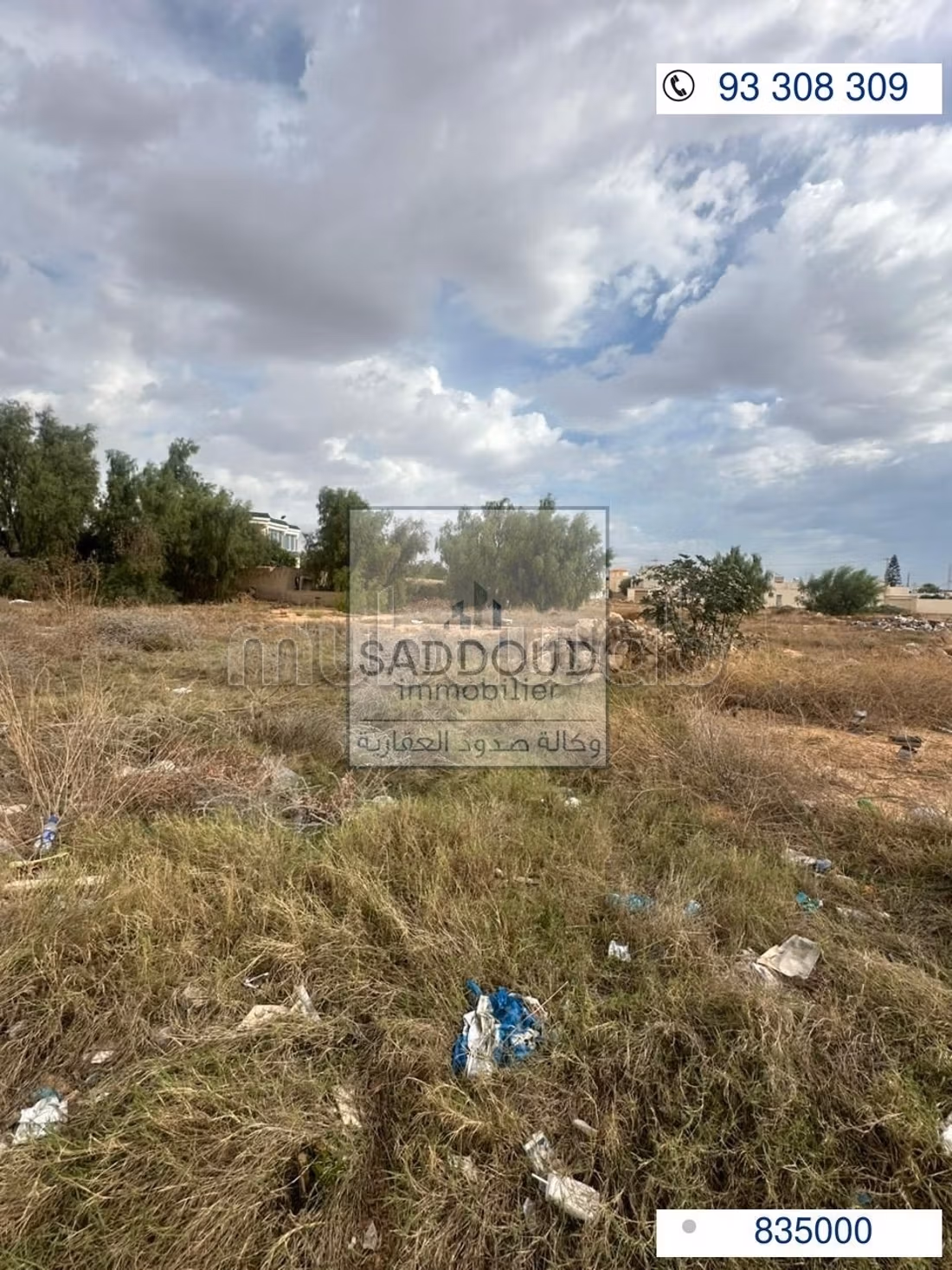 Terrain à vendre wed chaabouni