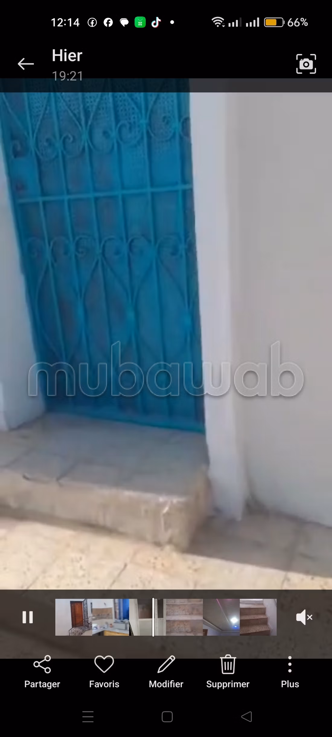 Houses for rent in Cité Ezzitoun 2.7 rooms. Glass wall