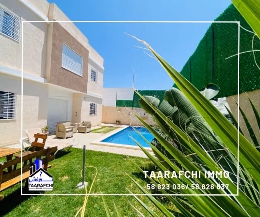 A VENDRE villa S4 à 10 mn du Sindbed Hammamet: