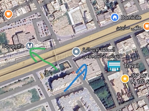 Land to buy. Area of 2500 m²