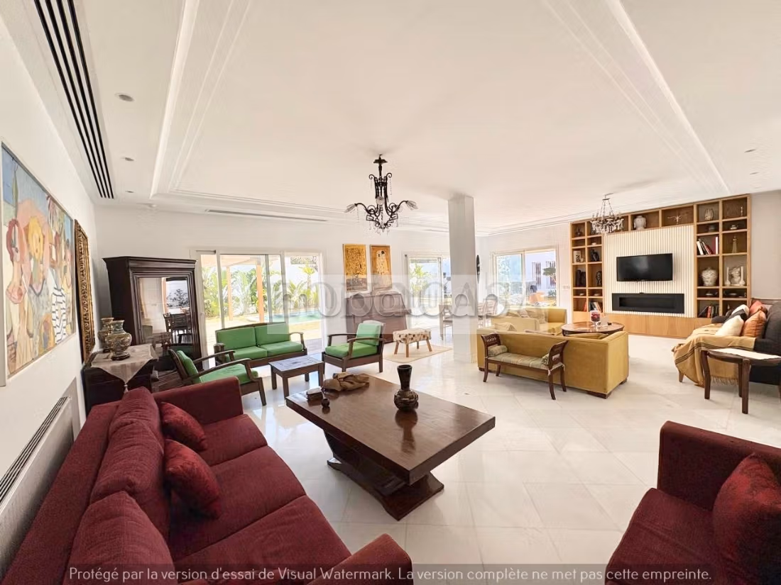 Villa S3 Neuve Meublé avec piscine à louer à Gammarth