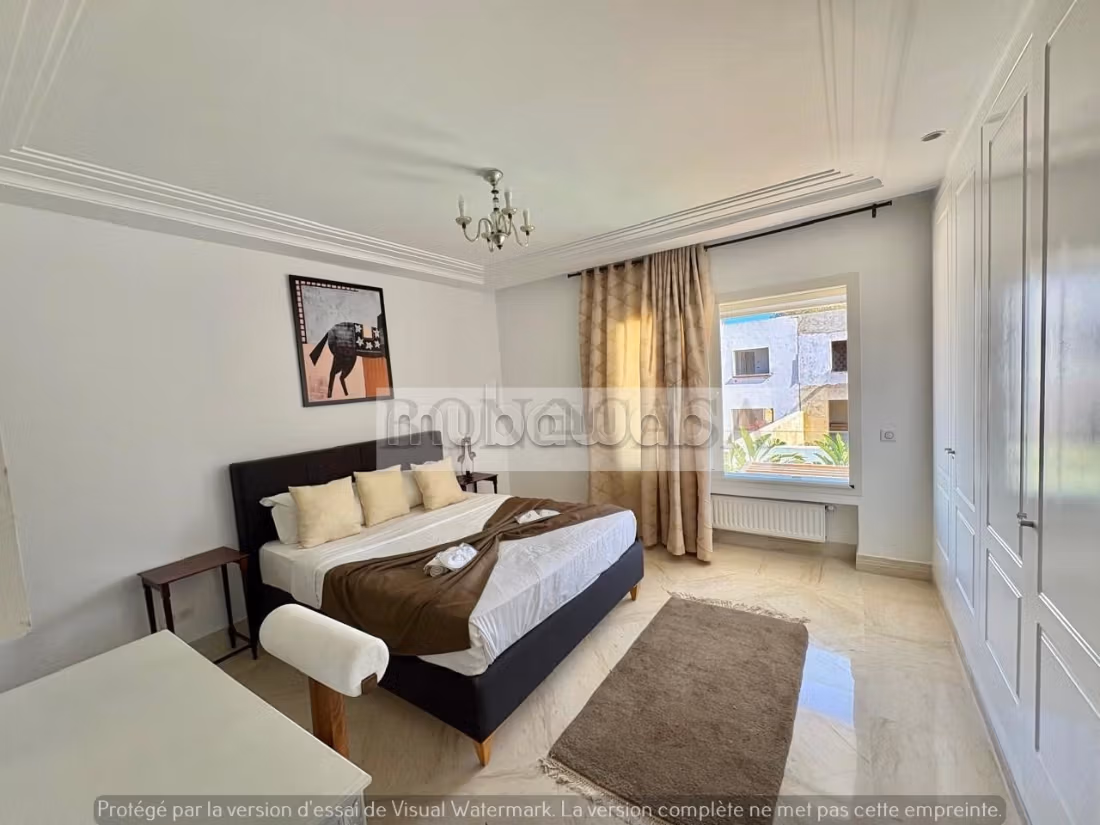Villa S3 Neuve Meublé avec piscine à louer à Gammarth