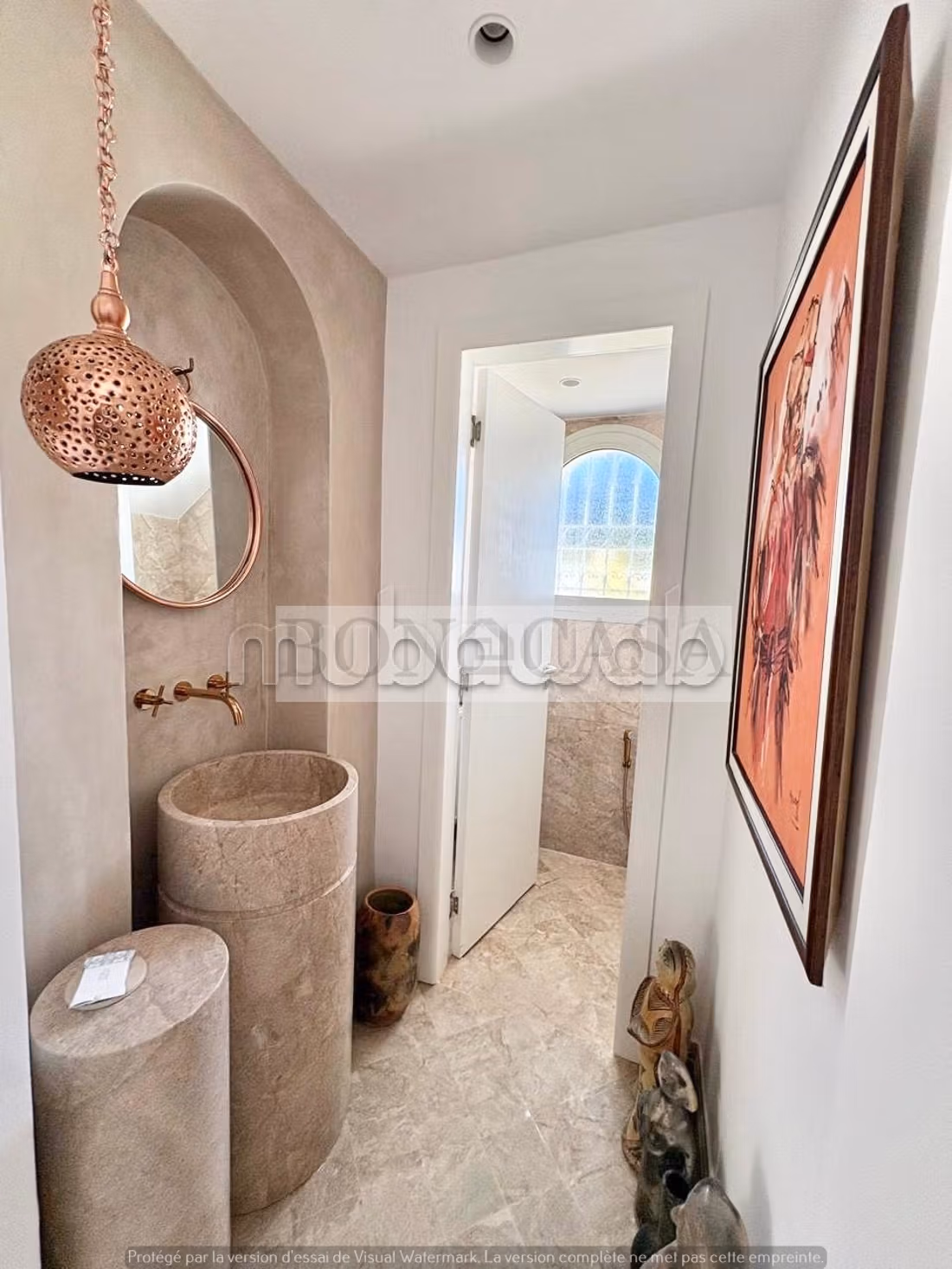 Villa S3 Neuve Meublé avec piscine à louer à Gammarth
