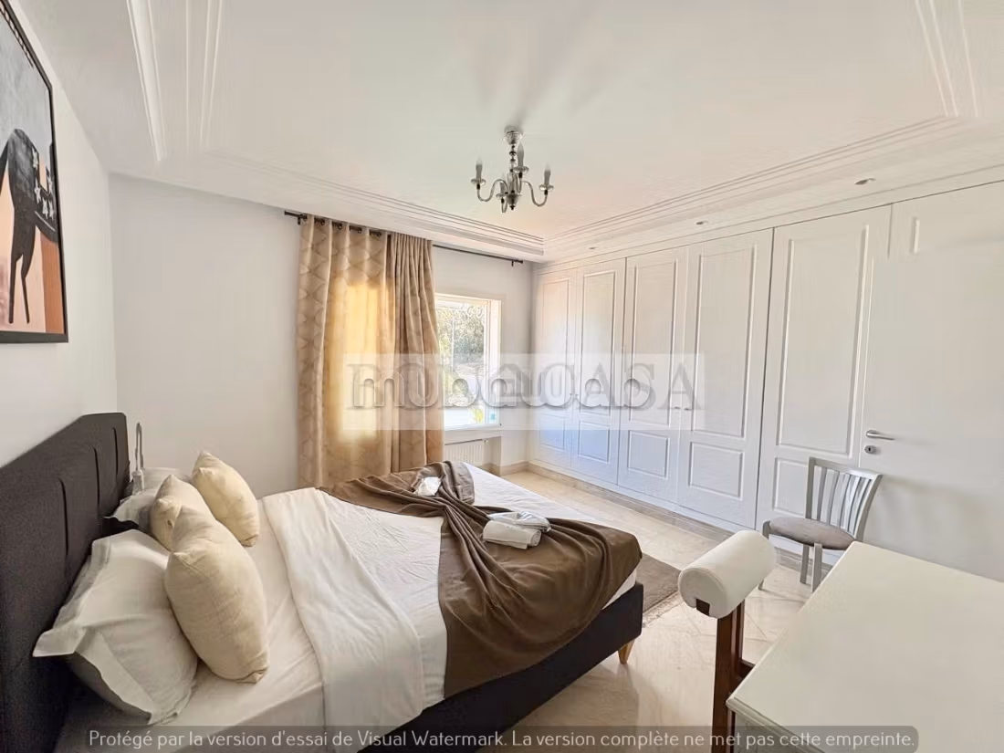 Villa S3 Neuve Meublé avec piscine à louer à Gammarth