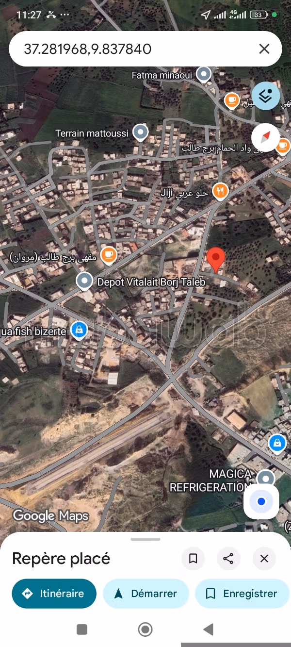 Lot de Terrain 150m 
Borj Taleb 
Bizerte