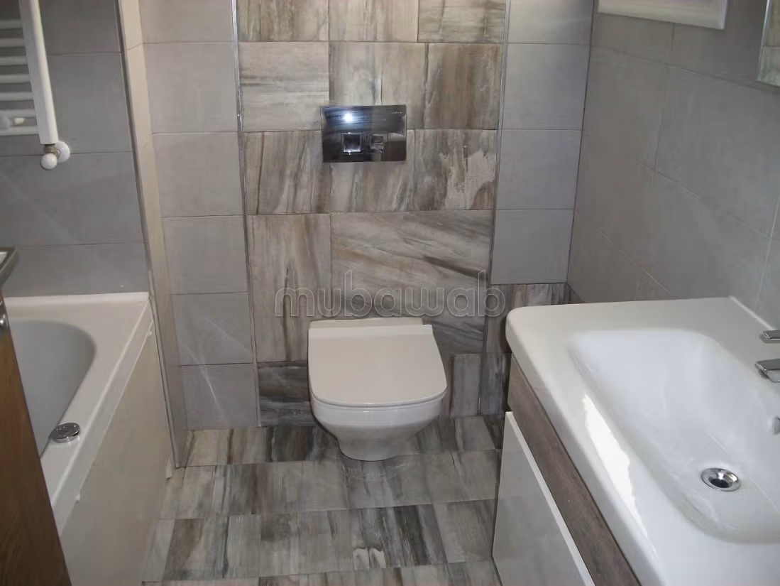 Bellissimo appartamento in affitto a Les Jardins de Carthage. 3 belle camere da letto. Servizio di concierge e condizionatore