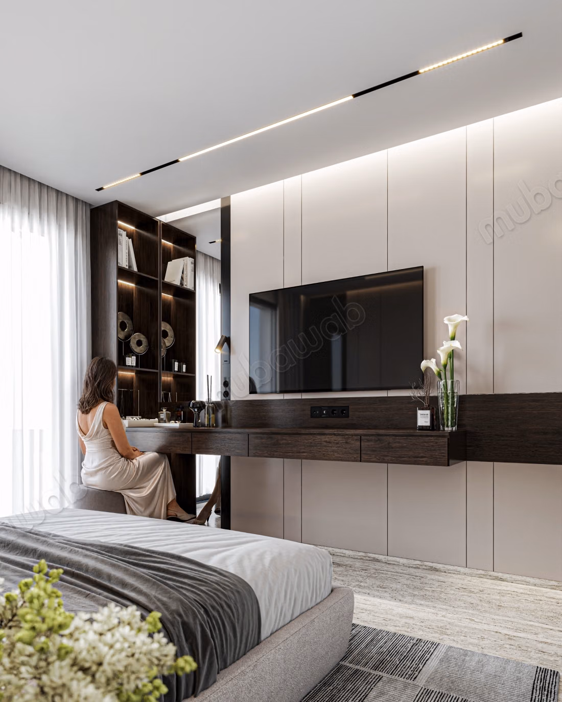 Penthouse de luxe Jardins de Carthage 307m² D1 3