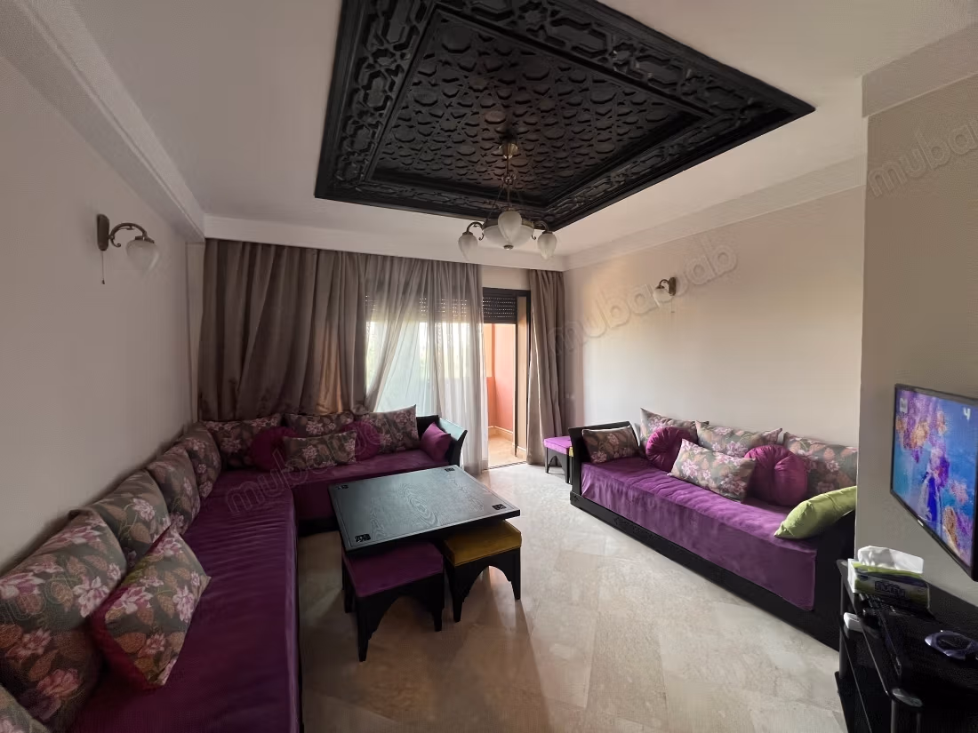 Rent this apartment in Route Casablanca. 3 large rooms. Swimming pool
