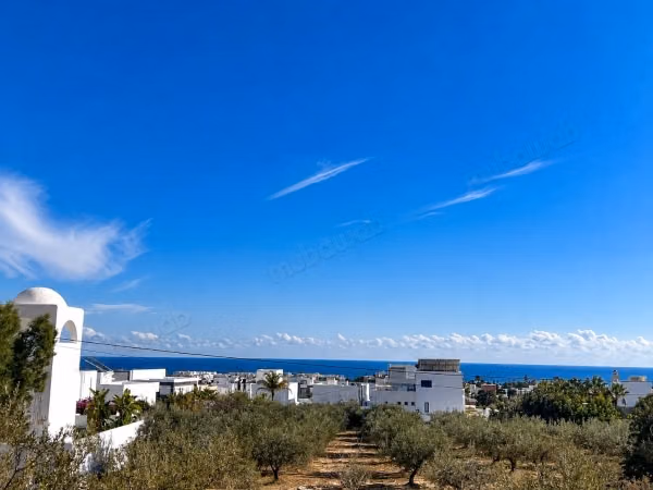 Terrain à vendre vue de mer dégagée