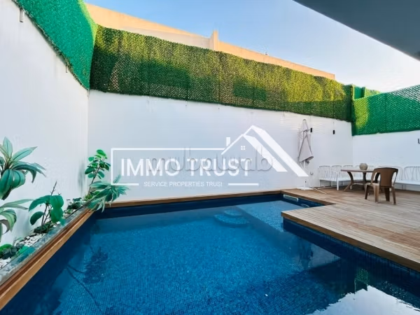 Duplex S3 avec piscine à La Soukra